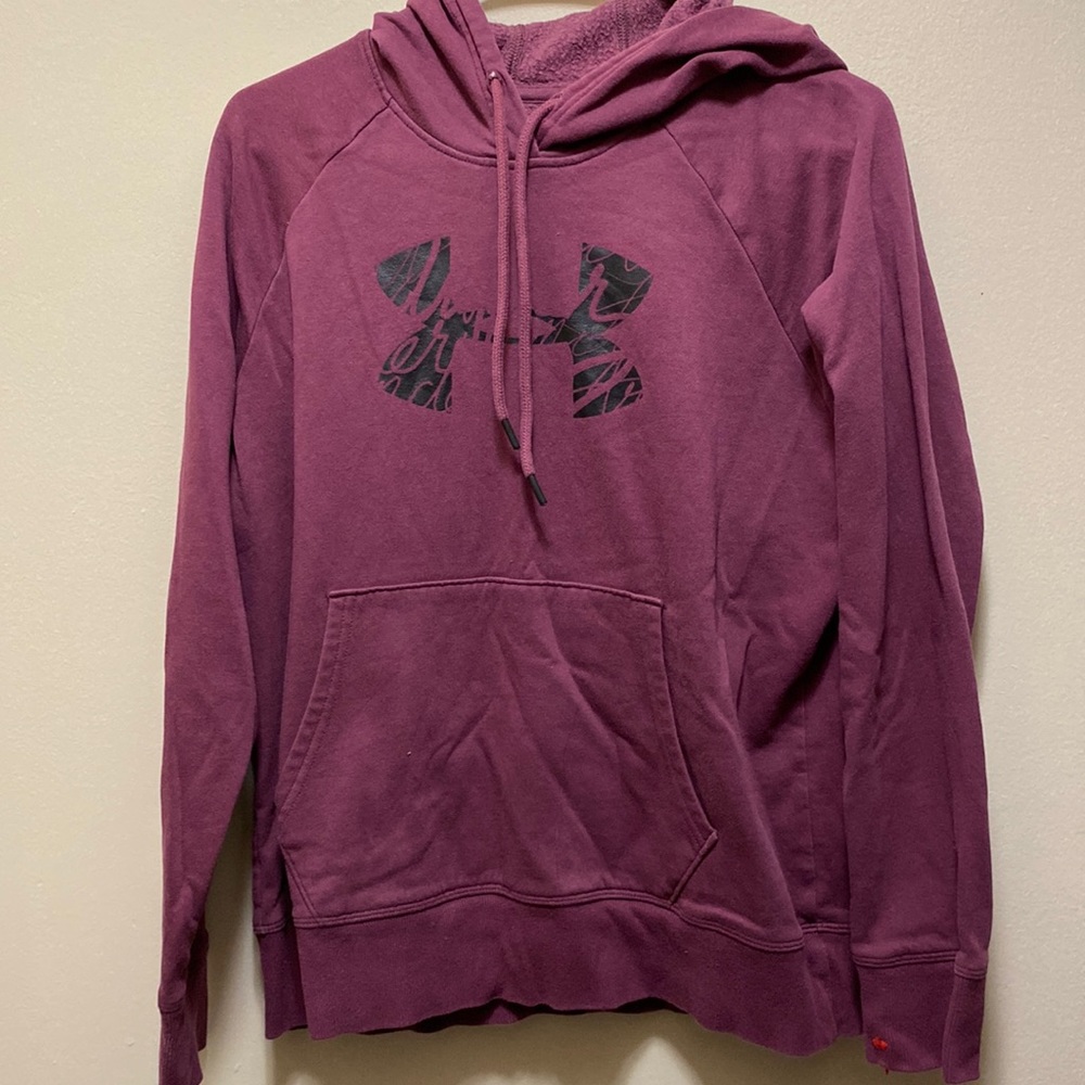 Purple Under Armour hoodie